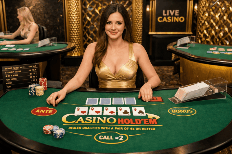 gagner au live casino hold'em