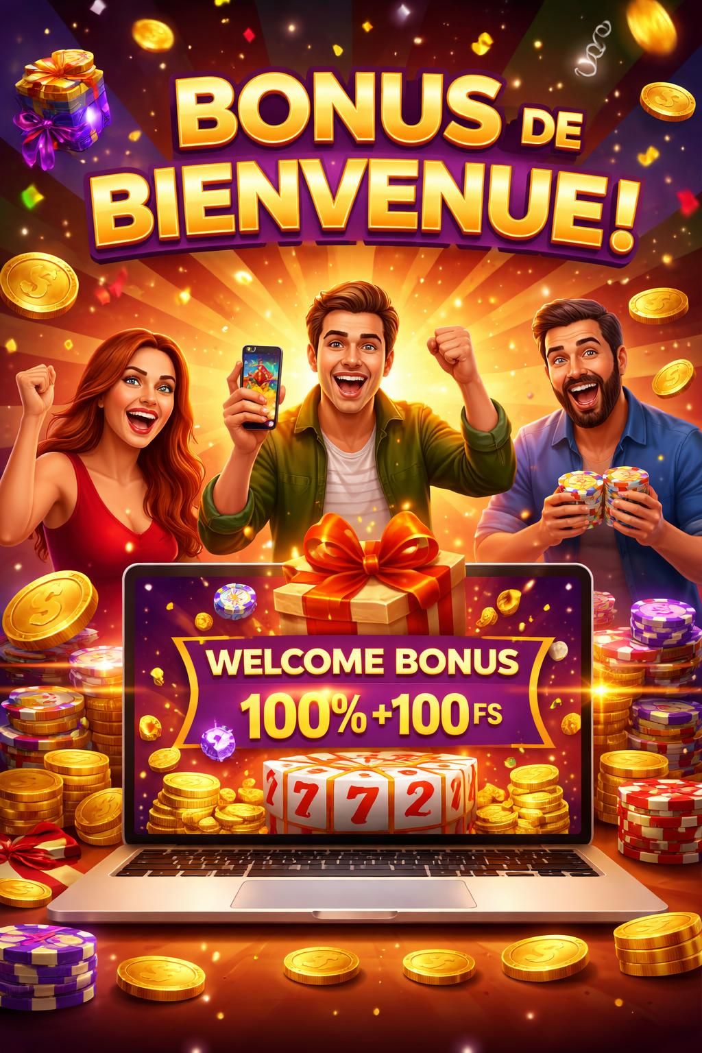 découvrez les meilleurs bonus de bienvenue casino pour maximiser vos gains dès votre inscription. profitez d'offres exclusives et boostez votre expérience de jeu en ligne.